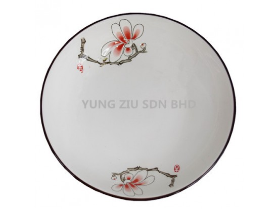 8^CERAMICS PLATE(MAGNOLIA)(6302)(10046)